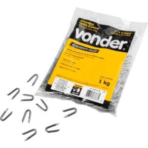 Grampo P/ Cerca 1" x 9 BWG (19 x 11, JP x LPP) Polido Vonder®