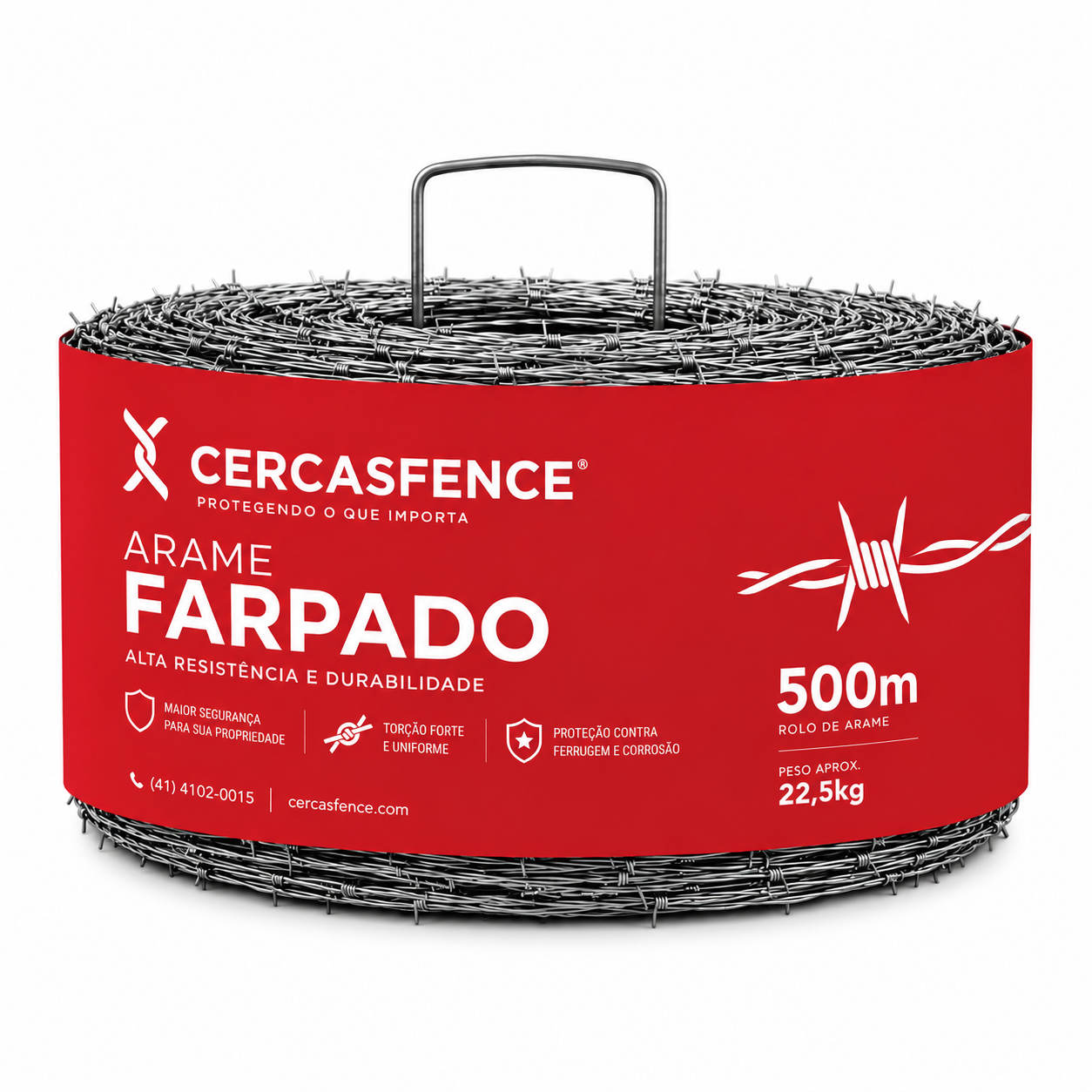 Arame Farpado Galvanizado