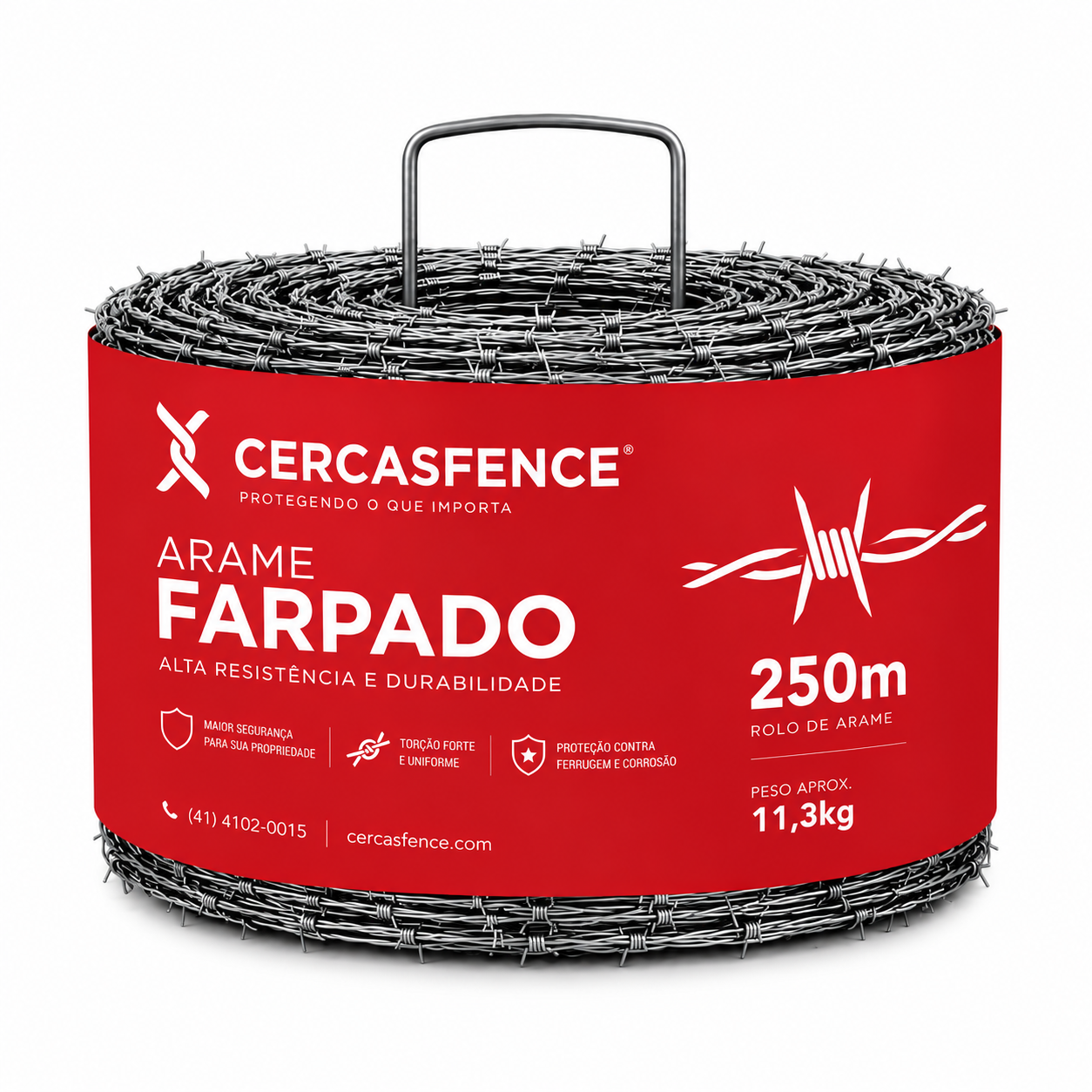 Arame Farpado Galvanizado - Imagem 2