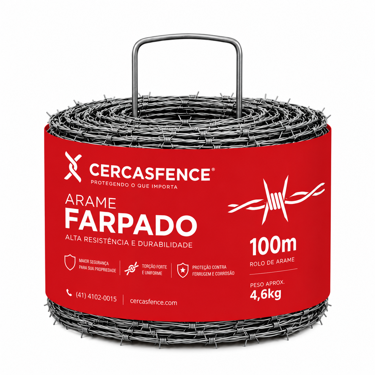 Arame Farpado Galvanizado - Imagem 3